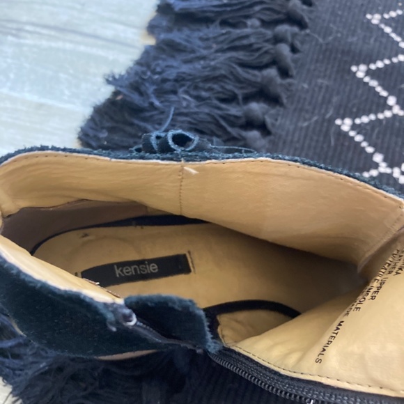 Black open toe Kenzie booties size 9 - Picture 5 of 5